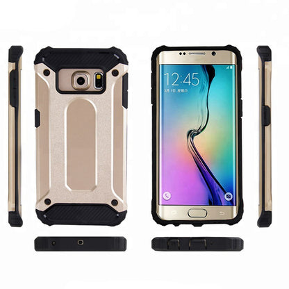 Maska za Samsung Galaxy S6 G920, Techsuit, Hybrid Armor, Crna