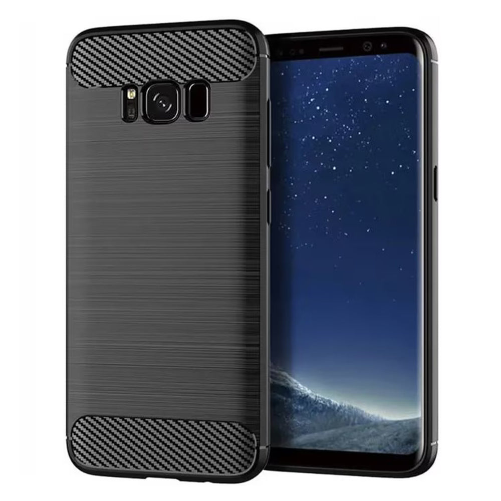 Maska za Samsung Galaxy S8 G950, Techsuit, Karbon, Crna