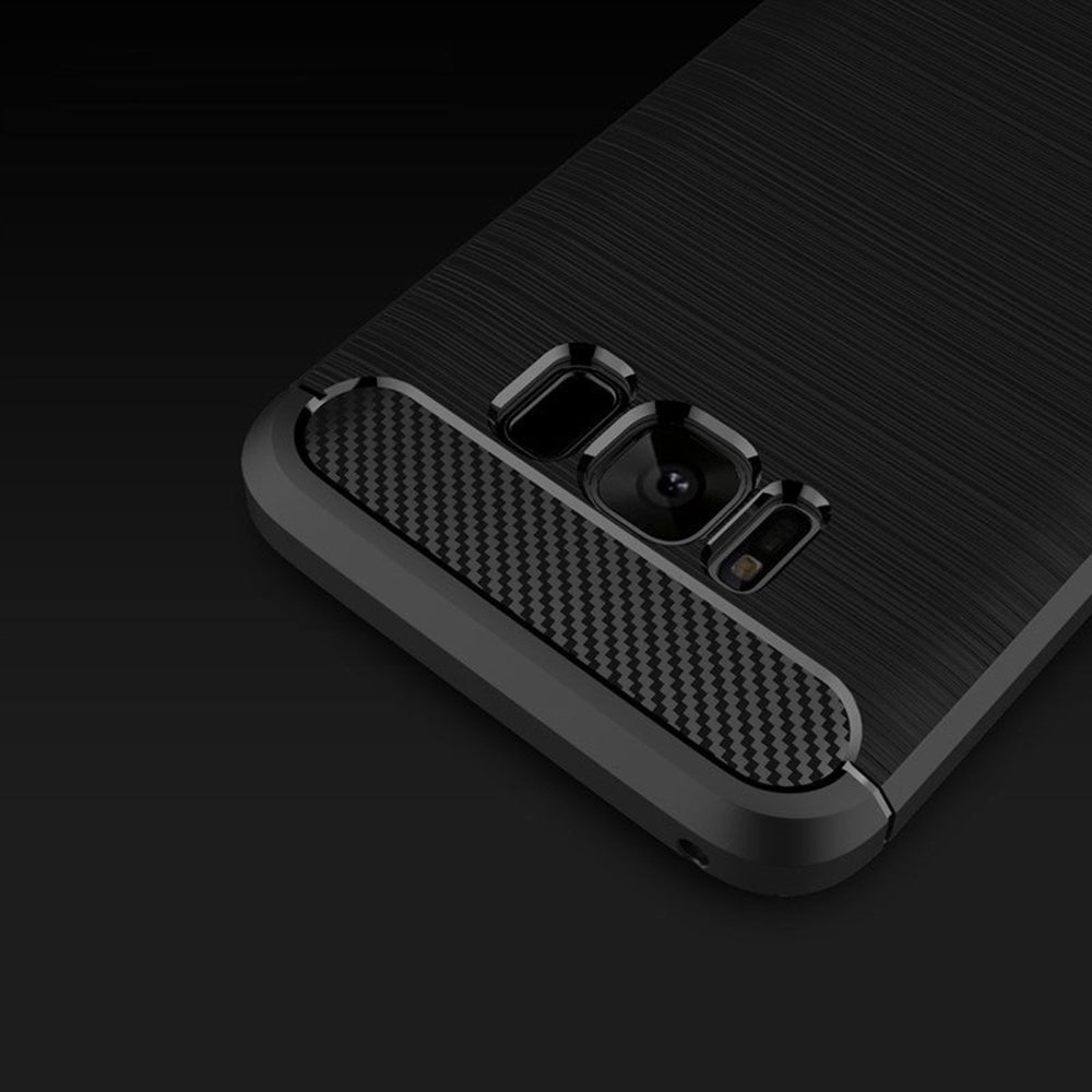 Maska za Samsung Galaxy S8 G950, Techsuit, Karbon, Crna