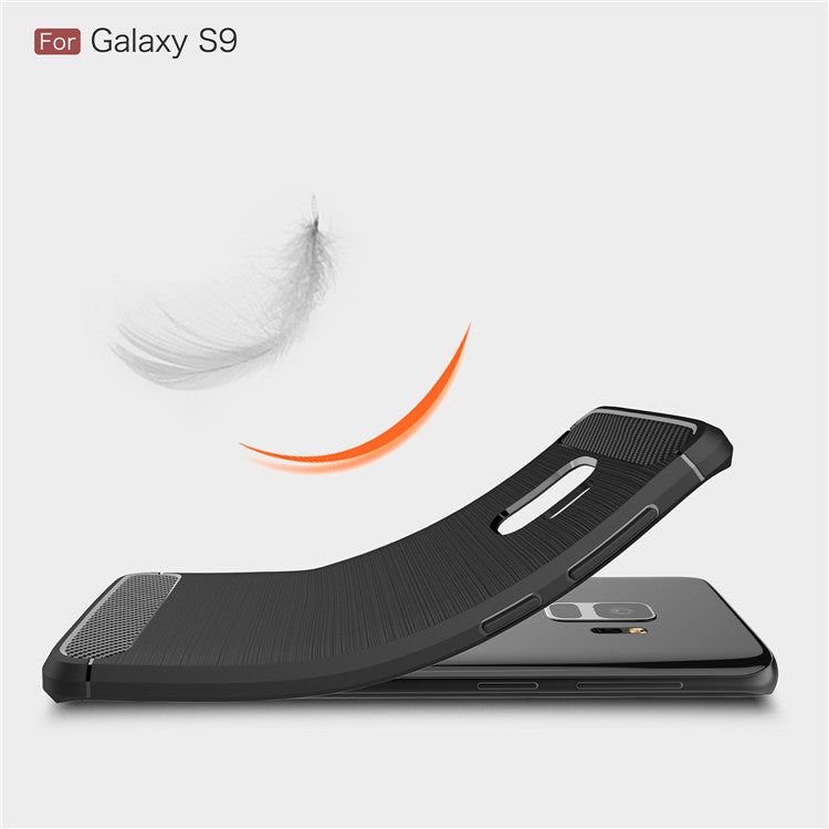Maska za Samsung Galaxy S9 G960, Techsuit, Karbon, Crna