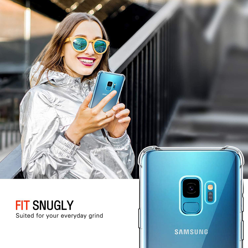 Maska za Samsung Galaxy S9 G960, Techsuit, Shockproof Clear, Prozirna