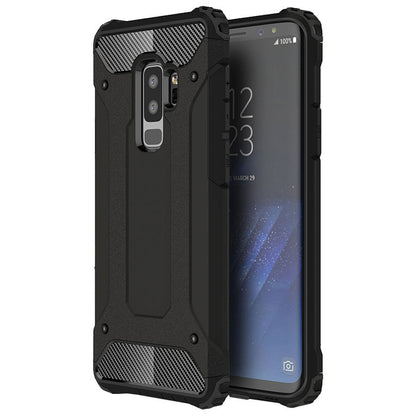 Maska za Samsung Galaxy S9+ G965, Techsuit, Hybrid Armor, Crna