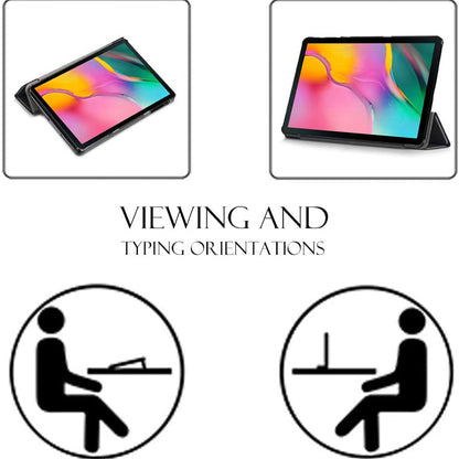 Futrola za Samsung Galaxy Tab A 10.1 (2019), Techsuit, FoldPro, Crna
