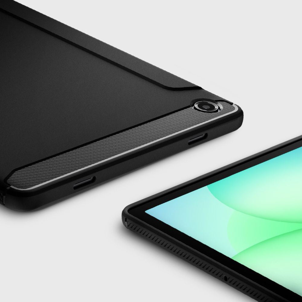 Futrola za Samsung Galaxy Tab A11+, Spigen, Rugged Armor, Mat crna