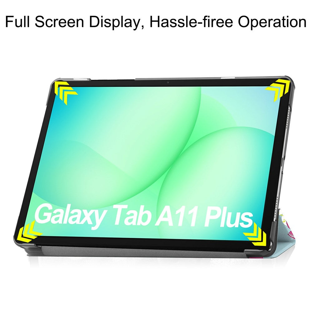 Futrola za Samsung Galaxy Tab A11+ / Tab A9+, Techsuit, FoldPro Unicorn, Višebojna