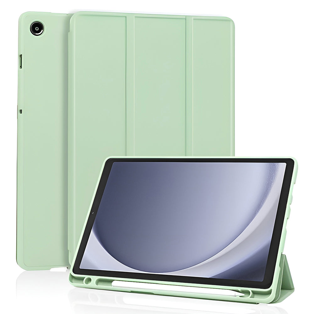 Futrola za Samsung Galaxy Tab A11 / Tab A9, Techsuit, Flex Trifold New Model, Zelena Matcha