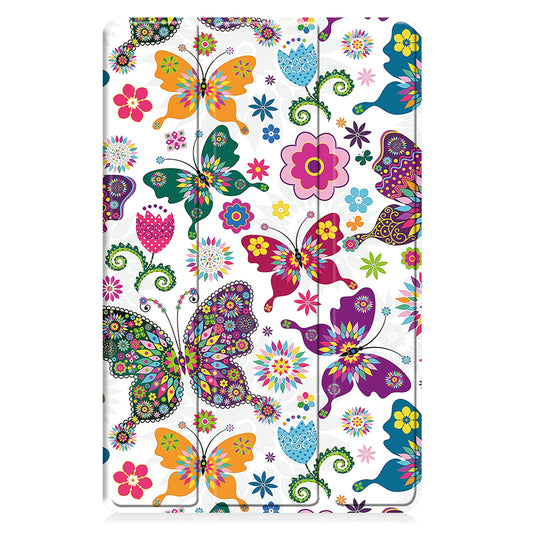 Futrola za Samsung Galaxy Tab A11 / Tab A9, Techsuit, FoldPro Butterfly New Model, Višebojna