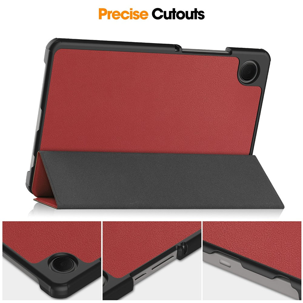 Futrola za Samsung Galaxy Tab A11 / Tab A9, Techsuit, FoldPro Novi Model, Crvena