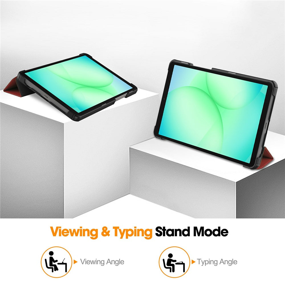 Futrola za Samsung Galaxy Tab A11 / Tab A9, Techsuit, FoldPro Novi Model, Crvena