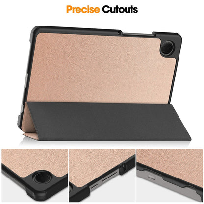 Futrola za Samsung Galaxy Tab A11 / Tab A9, Techsuit, FoldPro, Ružičasto Zlato