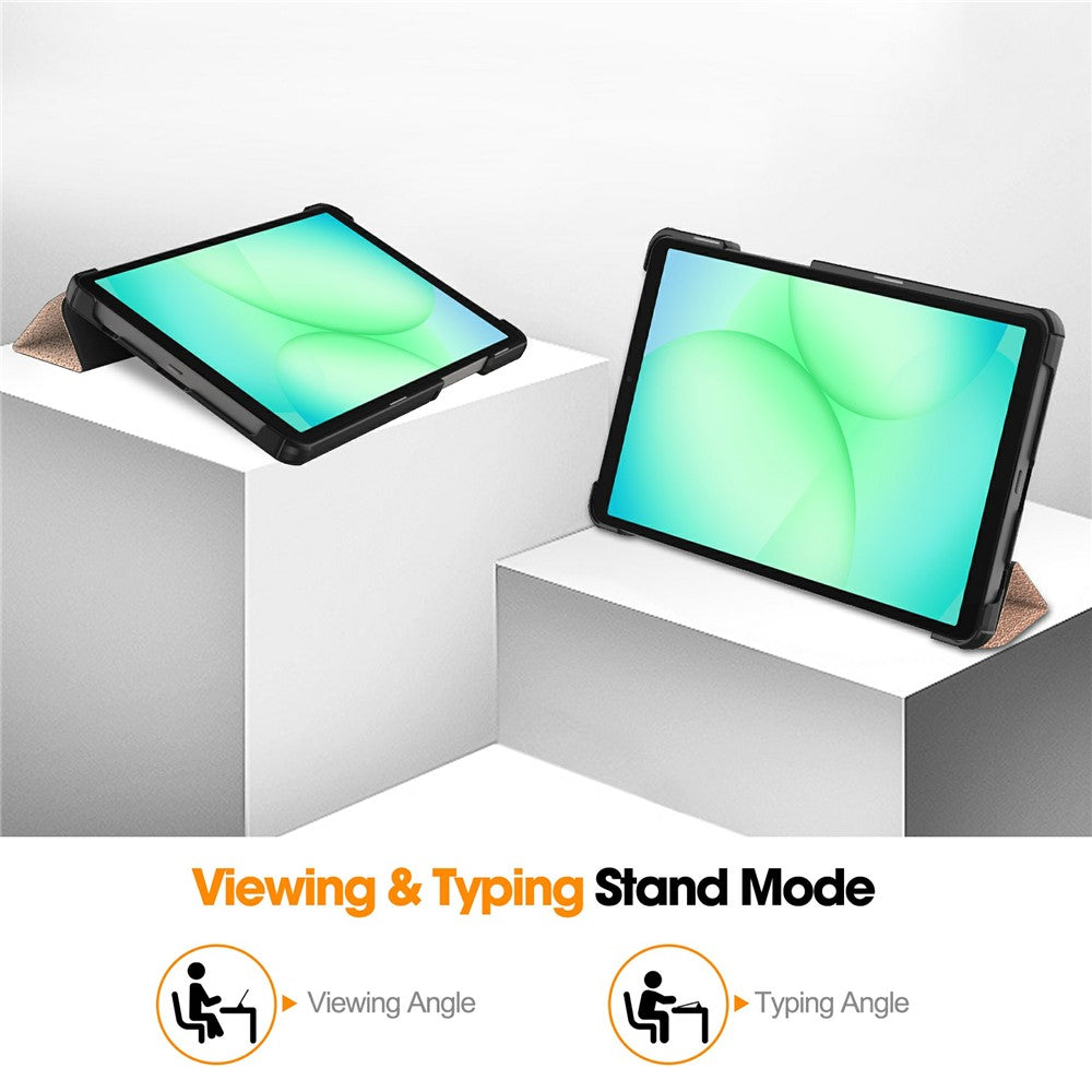 Futrola za Samsung Galaxy Tab A11 / Tab A9, Techsuit, FoldPro, Ružičasto Zlato