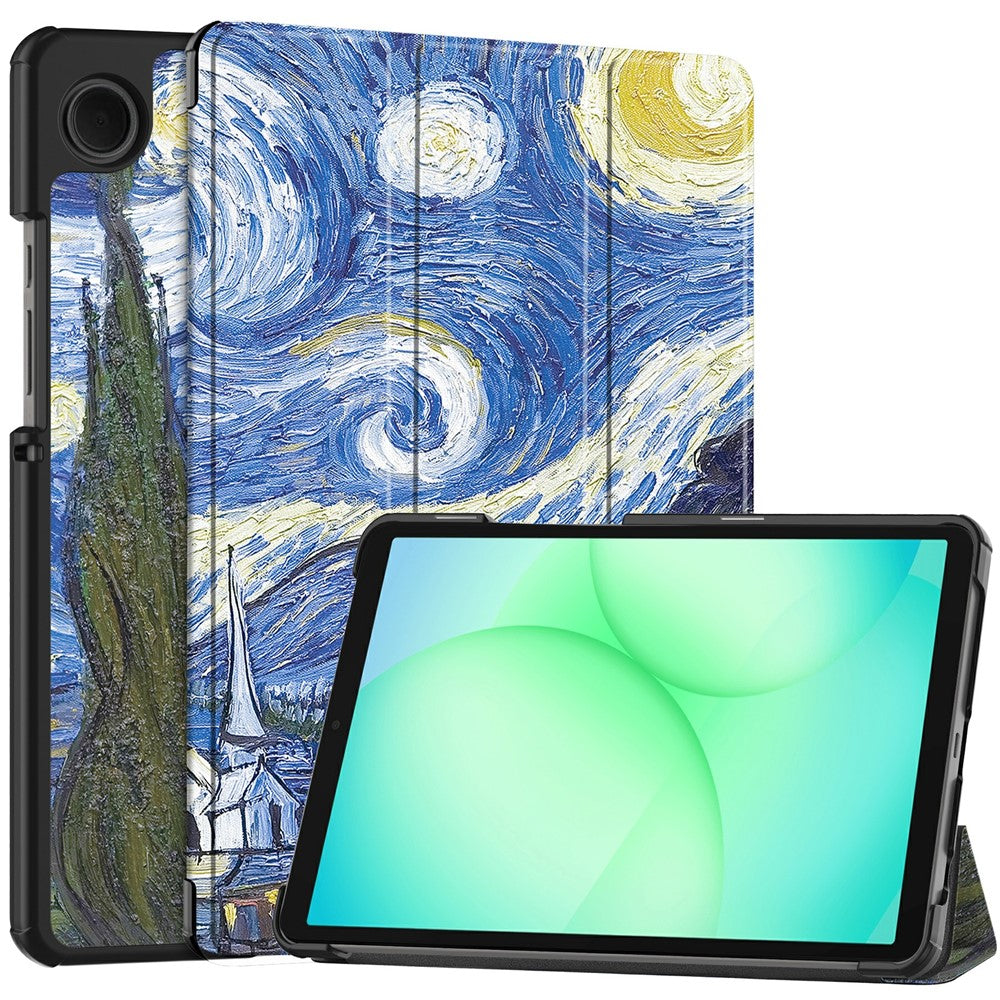 Futrola za Samsung Galaxy Tab A11 / Tab A9, Techsuit, FoldPro Starry Night New Model, Višebojna