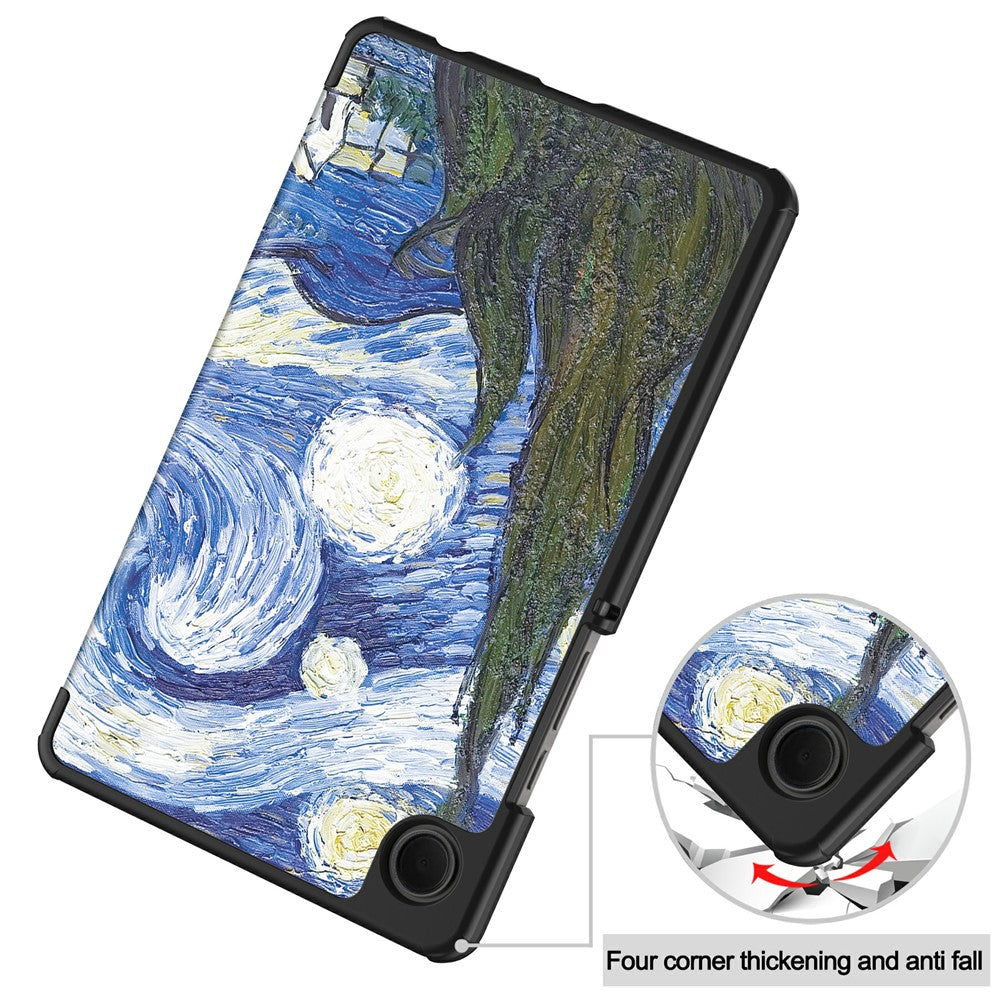 Futrola za Samsung Galaxy Tab A11 / Tab A9, Techsuit, FoldPro Starry Night New Model, Višebojna