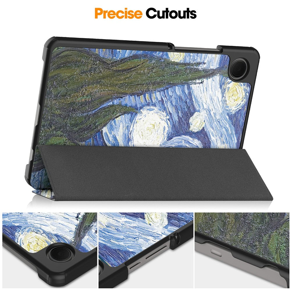 Futrola za Samsung Galaxy Tab A11 / Tab A9, Techsuit, FoldPro Starry Night New Model, Višebojna