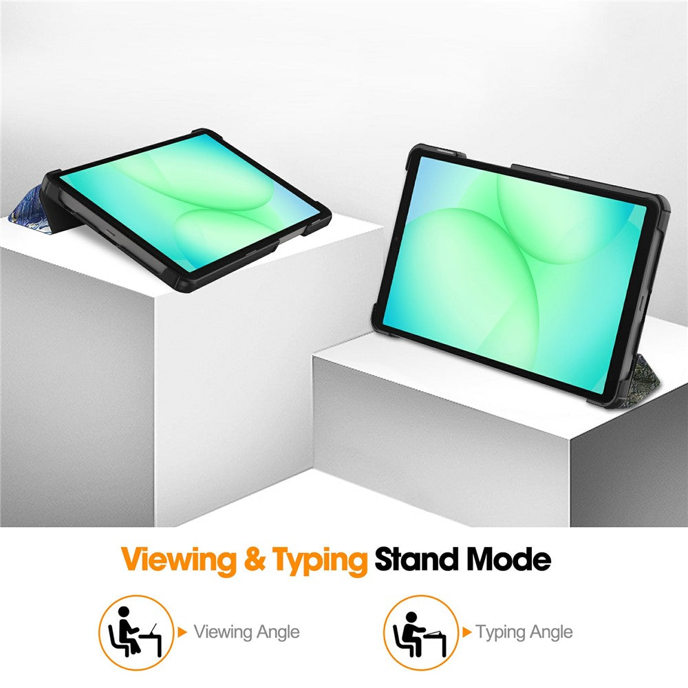 Futrola za Samsung Galaxy Tab A11 / Tab A9, Techsuit, FoldPro Starry Night New Model, Višebojna