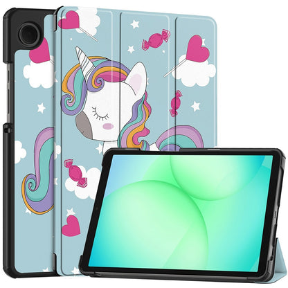 Futrola za Samsung Galaxy Tab A11 / Tab A9, Techsuit, FoldPro Unicorn New Model, Višebojna