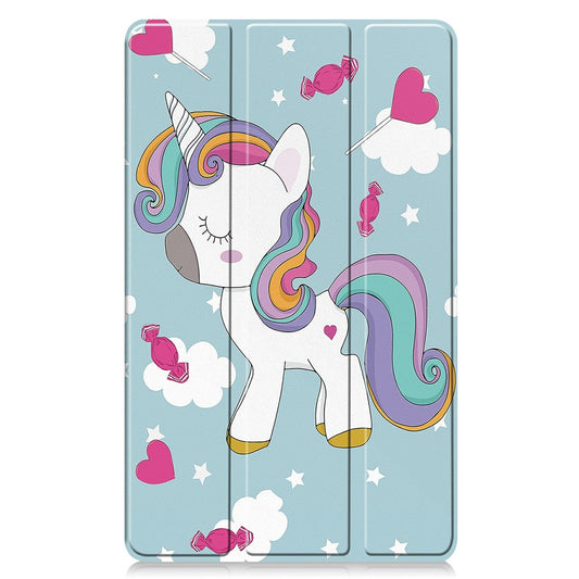 Futrola za Samsung Galaxy Tab A11 / Tab A9, Techsuit, FoldPro Unicorn New Model, Višebojna
