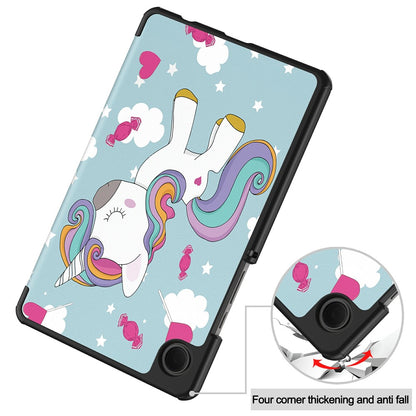 Futrola za Samsung Galaxy Tab A11 / Tab A9, Techsuit, FoldPro Unicorn New Model, Višebojna