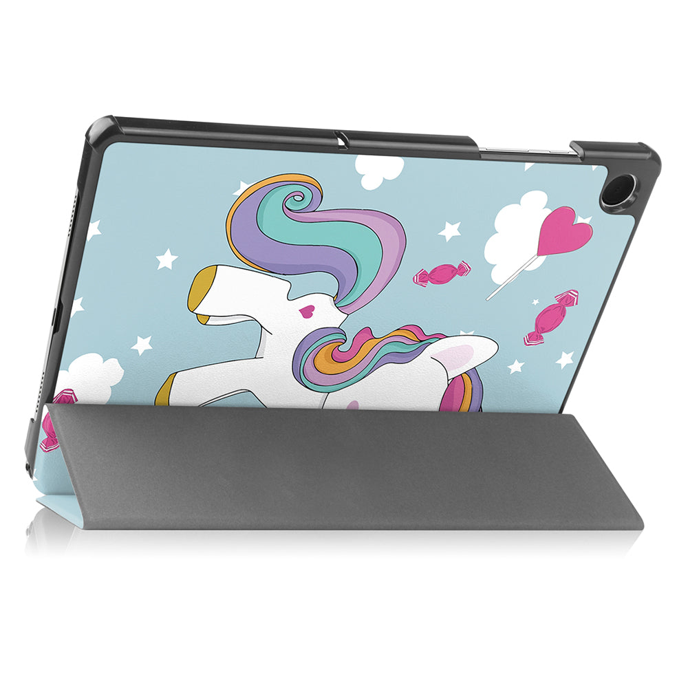 Futrola za Samsung Galaxy Tab A9+, Techsuit, FoldPro Unicorn, Višebojna