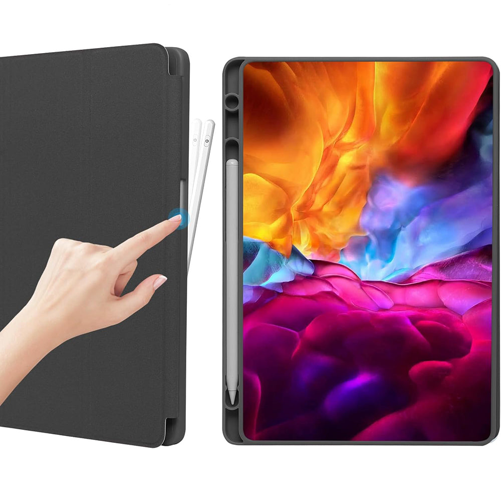 Futrola za Samsung Galaxy Tab A11 / Tab A9, Techsuit, Flex Trifold, Tamnoplava