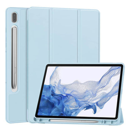 Futrola za Samsung Galaxy Tab S10 FE+, Techsuit, Flex Trifold, plava