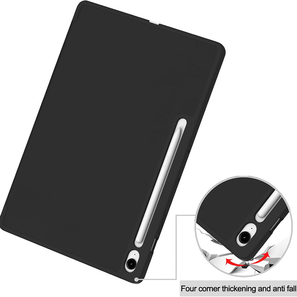 Futrola za Samsung Galaxy Tab S10 FE+, Techsuit, Flex Trifold, Crna