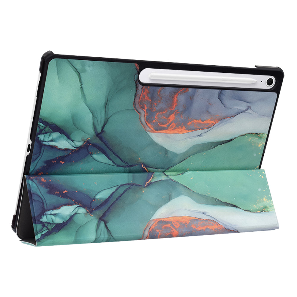 Futrola za Samsung Galaxy Tab S10 FE+, Techsuit, FoldPro Green Time, Višebojna