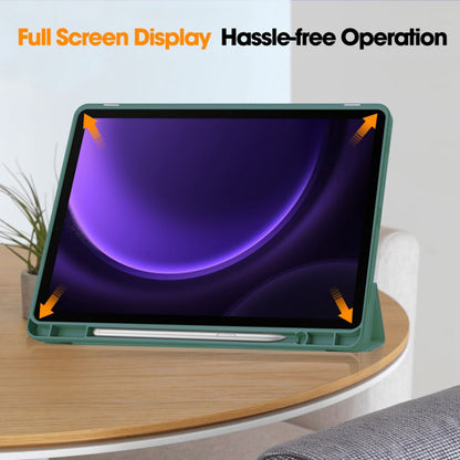 Futrola za Samsung Galaxy Tab S10 FE / Tab S9 FE, Techsuit, Flex Trifold, Zelena