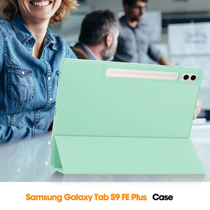 Futrola za Samsung Galaxy Tab S10+ / Tab S9 FE+ / Tab S9+, Techsuit, Flex Trifold, Matcha Zelena