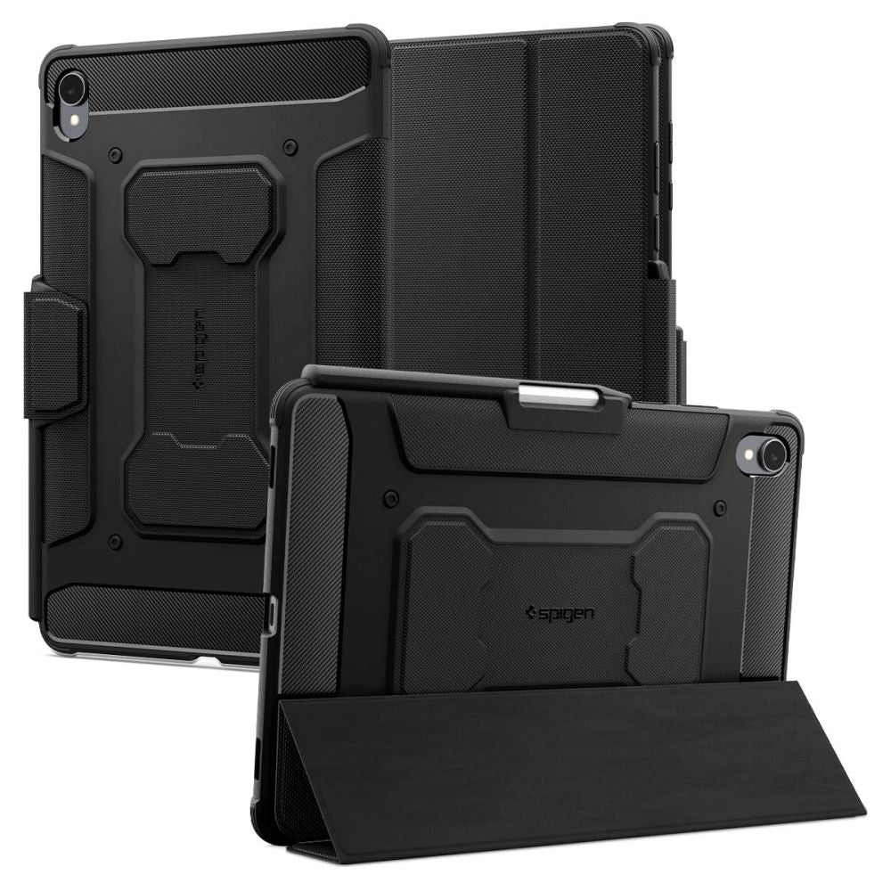 Futrola za Samsung Galaxy Tab S11, Spigen, Rugged Armor Pro, Crna ACS10149