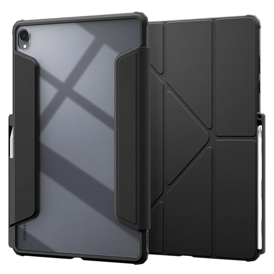 Maska za Samsung Galaxy Tab S12 Plus, Spigen, Air Skin Pro, crna ACS11823