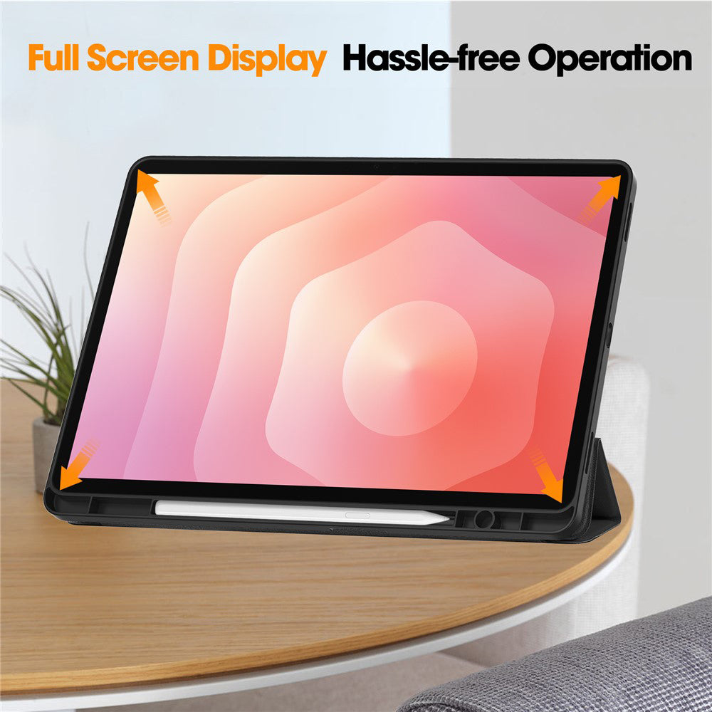 Futrola za Samsung Galaxy Tab S12 Plus, Techsuit, Flex Trifold, Crna