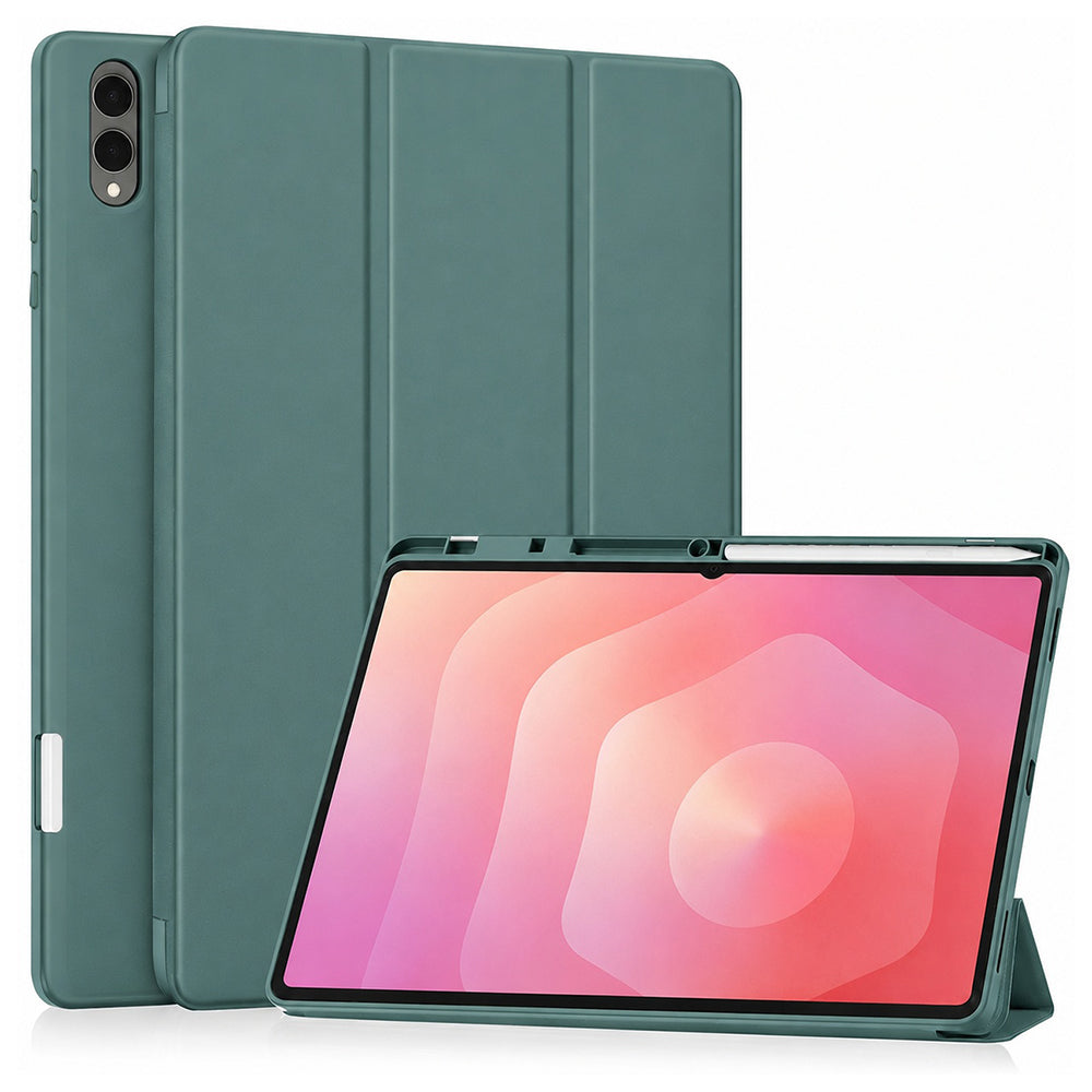 Futrola za Samsung Galaxy Tab S12 Ultra / Tab S11 Ultra, Techsuit, Flex Trifold, Zelena