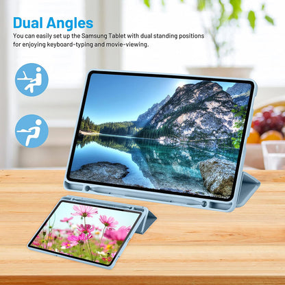 Futrola za Samsung Galaxy Tab S6 Lite (2024) / Tab S6 Lite (2022) / Tab S6 Lite (2020), Techsuit, Flex Trifold, Plava