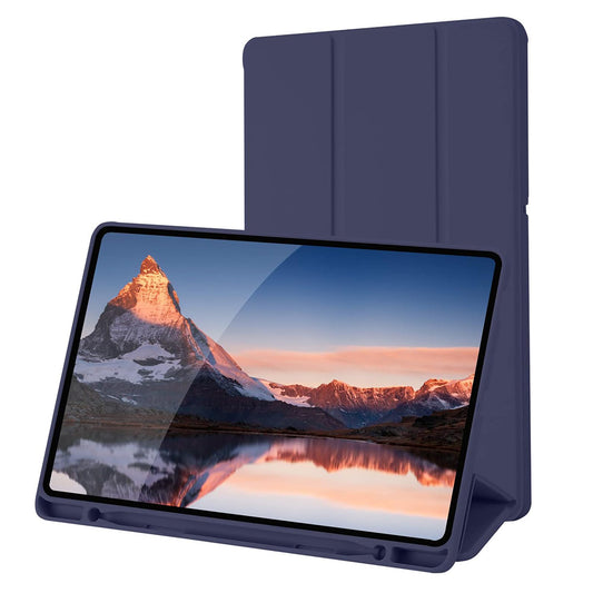 Futrola za Samsung Galaxy Tab S6 Lite (2024) / Tab S6 Lite (2022) / Tab S6 Lite (2020), Techsuit, Flex Trifold, Tamnoplava