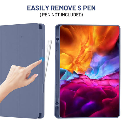 Futrola za Samsung Galaxy Tab S6 Lite (2024) / Tab S6 Lite (2022) / Tab S6 Lite (2020), Techsuit, Flex Trifold, Ljubičasta