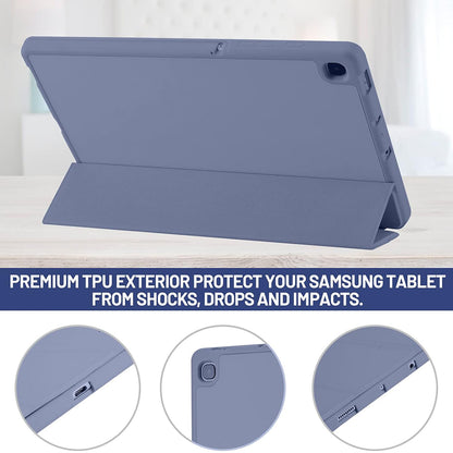 Futrola za Samsung Galaxy Tab S6 Lite (2024) / Tab S6 Lite (2022) / Tab S6 Lite (2020), Techsuit, Flex Trifold, Ljubičasta