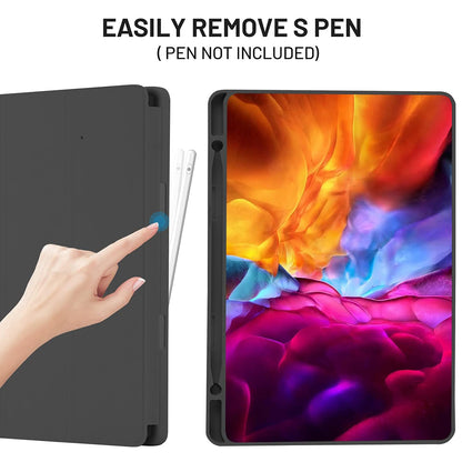 Futrola za Samsung Galaxy Tab S6 Lite (2024) / Tab S6 Lite (2022) / Tab S6 Lite (2020), Techsuit, Flex Trifold, Crna