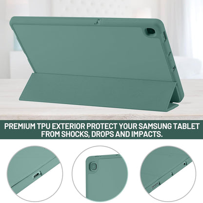 Maska za Samsung Galaxy Tab S6 Lite (2024) / Tab S6 Lite (2022) / Tab S6 Lite (2020), Techsuit, Flex Trifold, Zelena