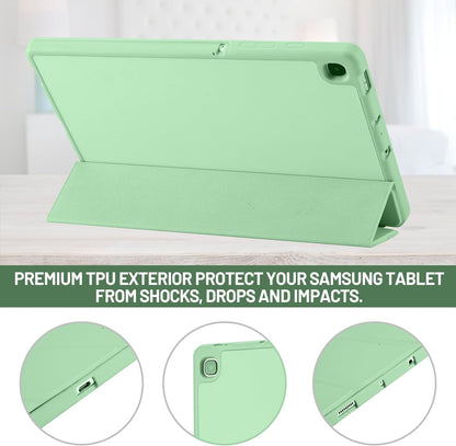 Futrola za Samsung Galaxy Tab S6 Lite (2024) / Tab S6 Lite (2022) / Tab S6 Lite (2020), Techsuit, Flex Trifold, Matcha Zelena