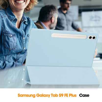 Futrola za Samsung Galaxy Tab S9 FE+, Techsuit, Flex Trifold, Plava
