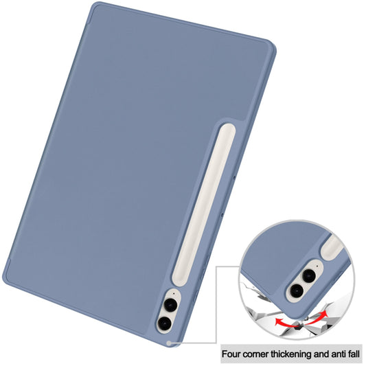 Futrola za Samsung Galaxy Tab S9 FE+, Techsuit, Flex Trifold, Tamnoplava
