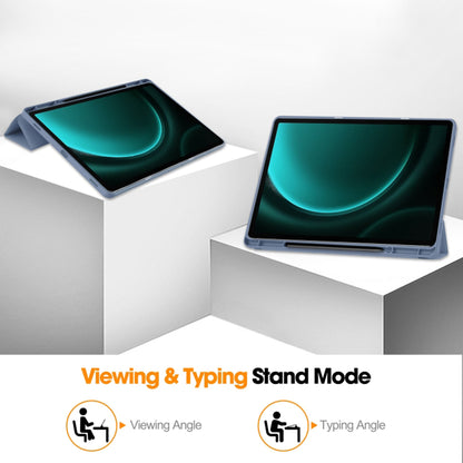 Futrola za Samsung Galaxy Tab S9 FE+, Techsuit, Flex Trifold, Tamnoplava