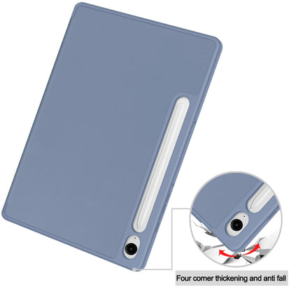 Futrola za Samsung Galaxy Tab S9 FE / Tab S9 / Tab S10 FE, Techsuit, Flex Trifold, Tamnoplava