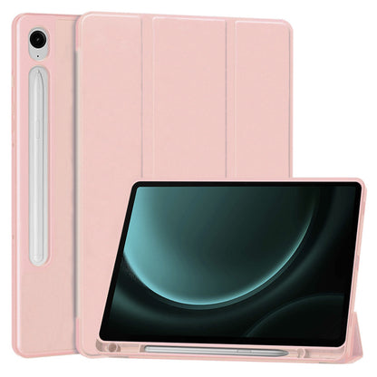 Futrola za Samsung Galaxy Tab S9 FE / Tab S9 / Tab S10 FE, Techsuit, Flex Trifold, Roza