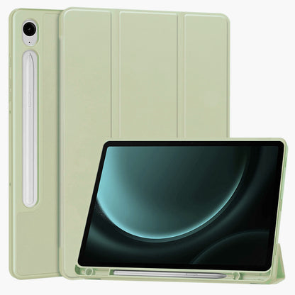 Futrola za Samsung Galaxy Tab S9 FE / Tab S9 / Tab S10 FE, Techsuit, Flex Trifold, Matcha Zelena