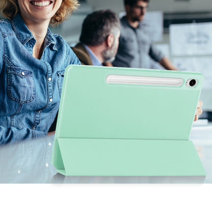 Futrola za Samsung Galaxy Tab S9 FE / Tab S9 / Tab S10 FE, Techsuit, Flex Trifold, Matcha Zelena