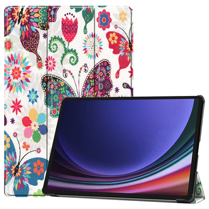 Futrola za Samsung Galaxy Tab S9 FE / Tab S9 / Tab S10 FE, Techsuit, FoldPro Butterfly, Višebojna