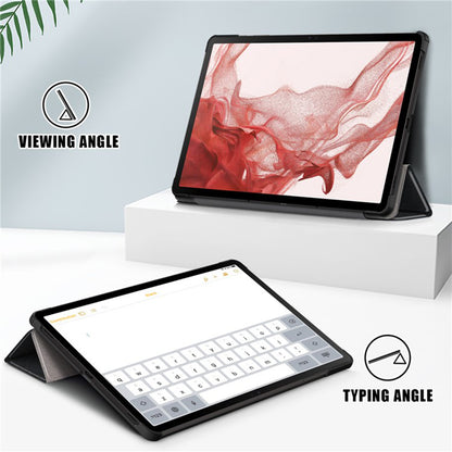 Futrola za Samsung Galaxy Tab S9 FE / Tab S9 / Tab S10 FE, Techsuit, FoldPro, Crna