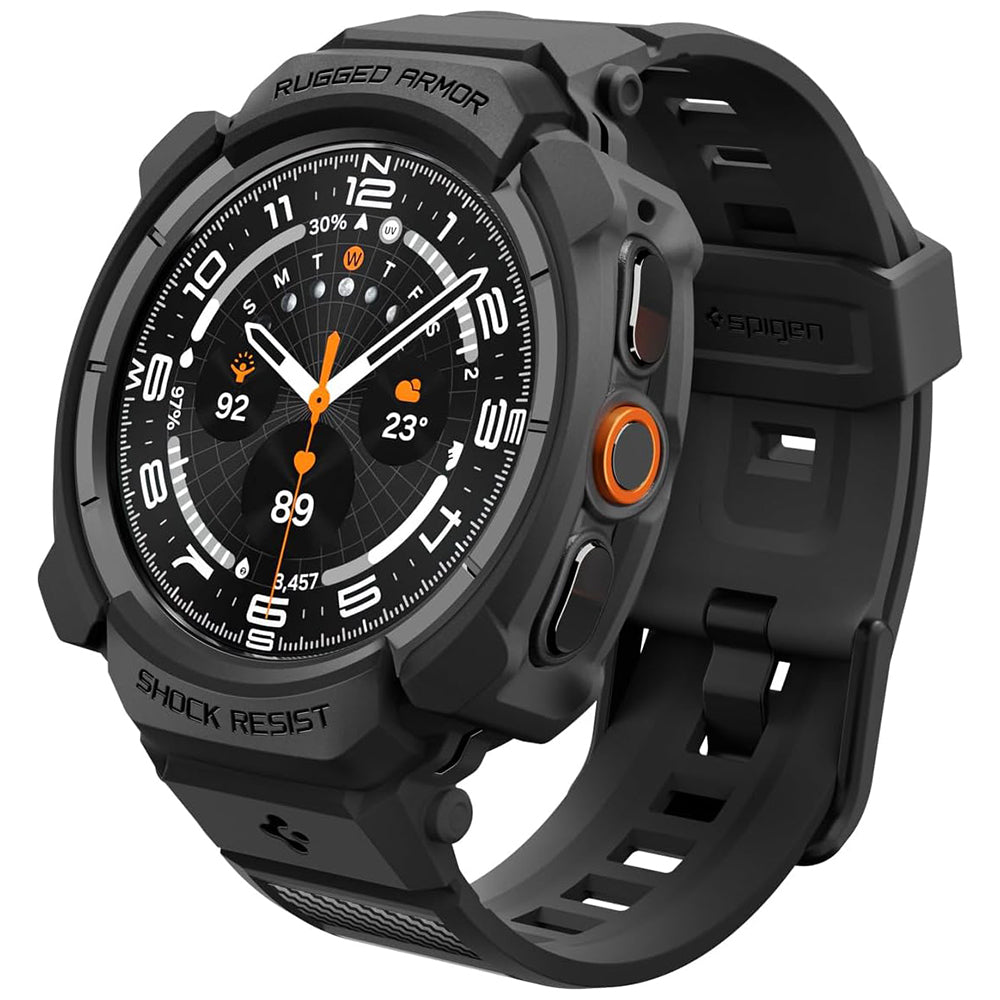 Futrola za Samsung Galaxy Watch Ultra2, Spigen, Rugged Armor Pro, Crna Mat ACS11612